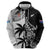 Custom Fiji New Zealand Zip Hoodie Maori mix Tapa Pattern Version