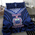 Custom Manu Samoa Sevens Rugby Bedding Set Samoan Tribal Tattoo