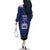 Custom Manu Samoa Sevens Rugby Family Matching Off The Shoulder Long Sleeve Dress and Hawaiian Shirt Samoan Tribal Tattoo