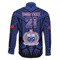 Custom Manu Samoa Sevens Rugby Family Matching Puletasi and Hawaiian Shirt Samoan Tribal Tattoo