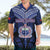 Custom Manu Samoa Sevens Rugby Hawaiian Shirt Samoan Tribal Tattoo