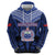 Custom Manu Samoa Sevens Rugby Hoodie Samoan Tribal Tattoo