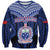 Custom Manu Samoa Sevens Rugby Sweatshirt Samoan Tribal Tattoo