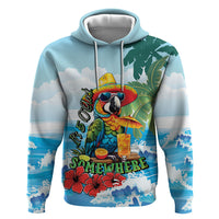 Funny Parrot Margarita Five O'clock Somewhere Hoodie