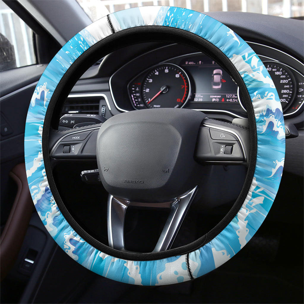 Funny Parrot Margarita Five O'clock Somewhere Steering Wheel Cover