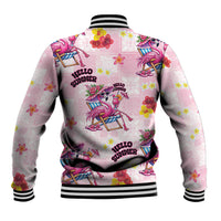 Hawaii Flamingo Hello Summer Baseball Jacket Hawaiian Quilt Pattern