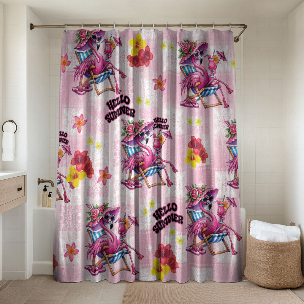 Hawaii Flamingo Hello Summer Bathroom Set Hawaiian Quilt Pattern