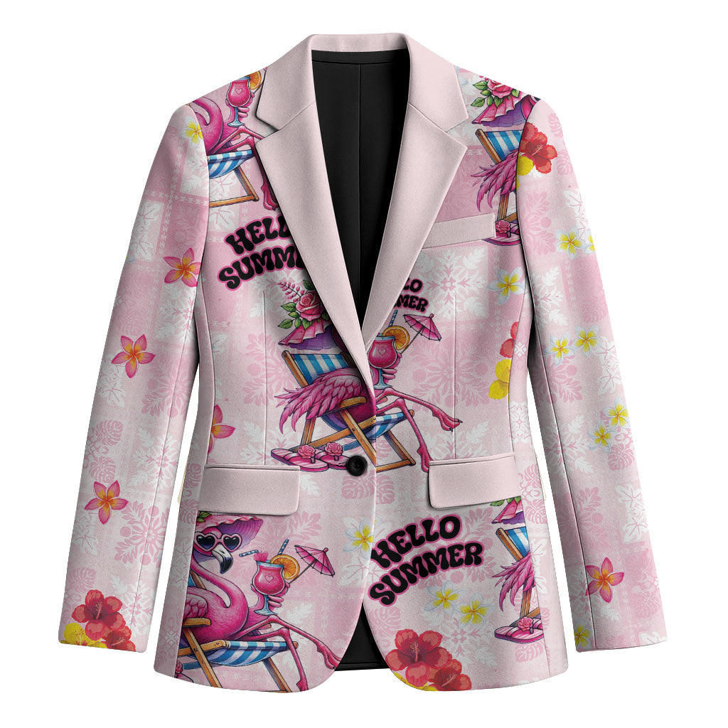 Hawaii Flamingo Hello Summer Blazer Hawaiian Quilt Pattern