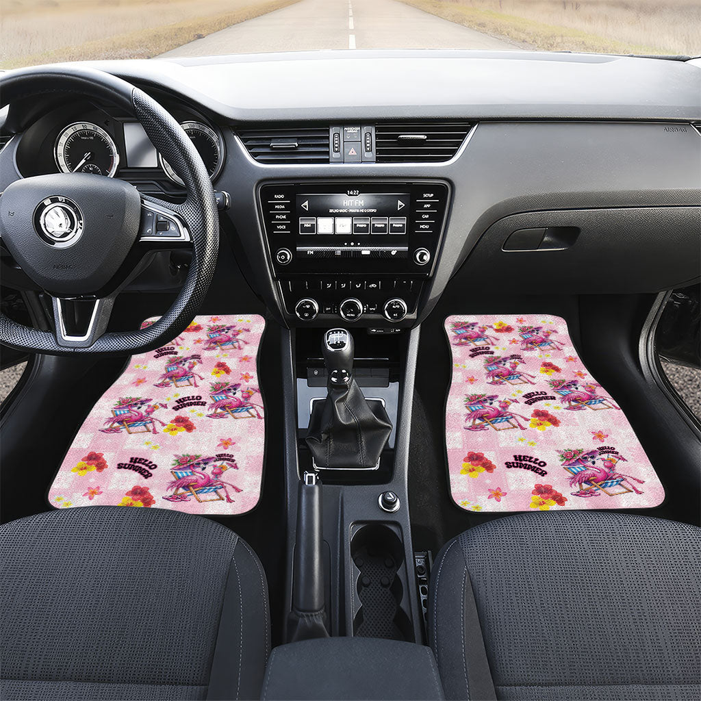 Hawaii Flamingo Hello Summer Car Mats Hawaiian Quilt Pattern