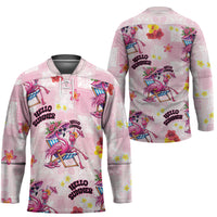 Hawaii Flamingo Hello Summer Hockey Jersey Hawaiian Quilt Pattern