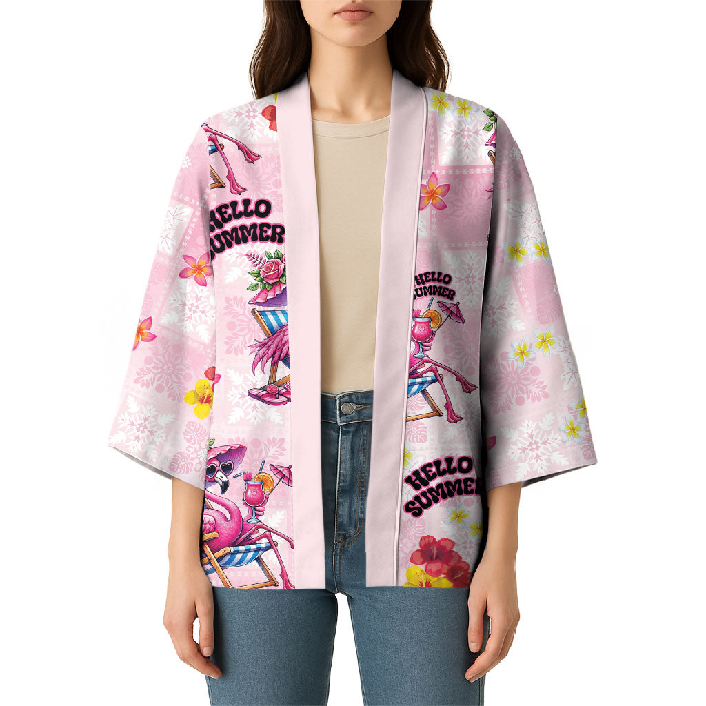 Hawaii Flamingo Hello Summer Kimono Hawaiian Quilt Pattern