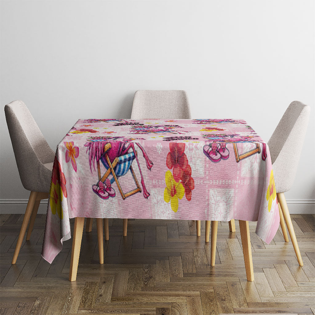 Hawaii Flamingo Hello Summer Tablecloth Hawaiian Quilt Pattern