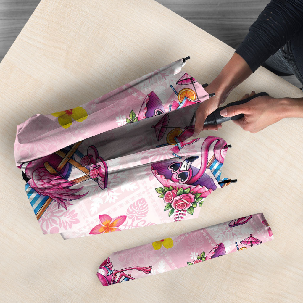 Hawaii Flamingo Hello Summer Umbrella Hawaiian Quilt Pattern