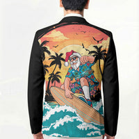 Vintage Santa Claus Surfing Summer Blazer Mele Kalikimaka i Iulai!