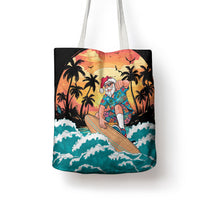 Vintage Santa Claus Surfing Summer Tote Bag Mele Kalikimaka i Iulai!