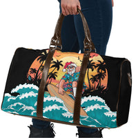 Vintage Santa Claus Surfing Summer Travel Bag Mele Kalikimaka i Iulai!
