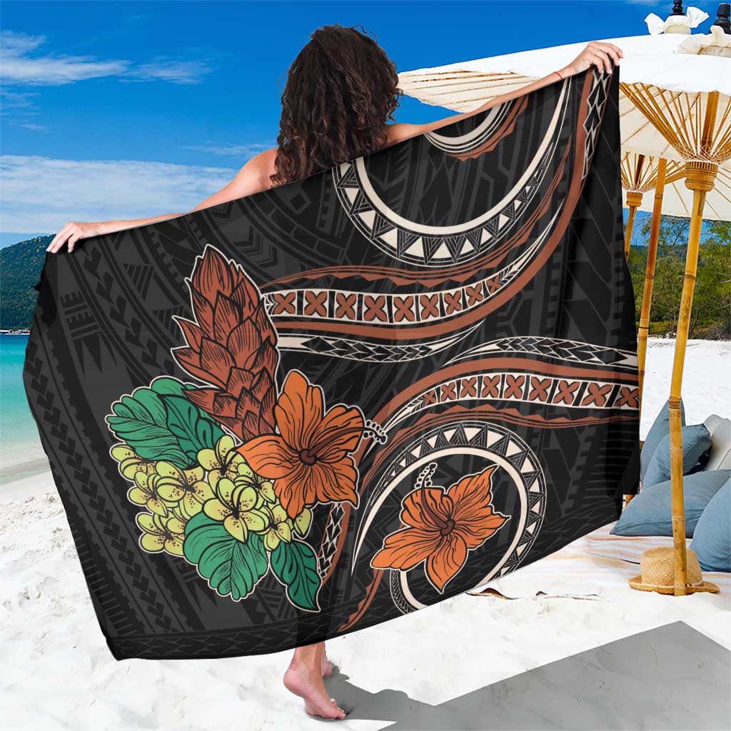 Vintage Hibiscus Pacific Floral Sarong
