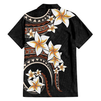 Vintage Plumeria Pacific Floral Family Matching Puletasi and Hawaiian Shirt