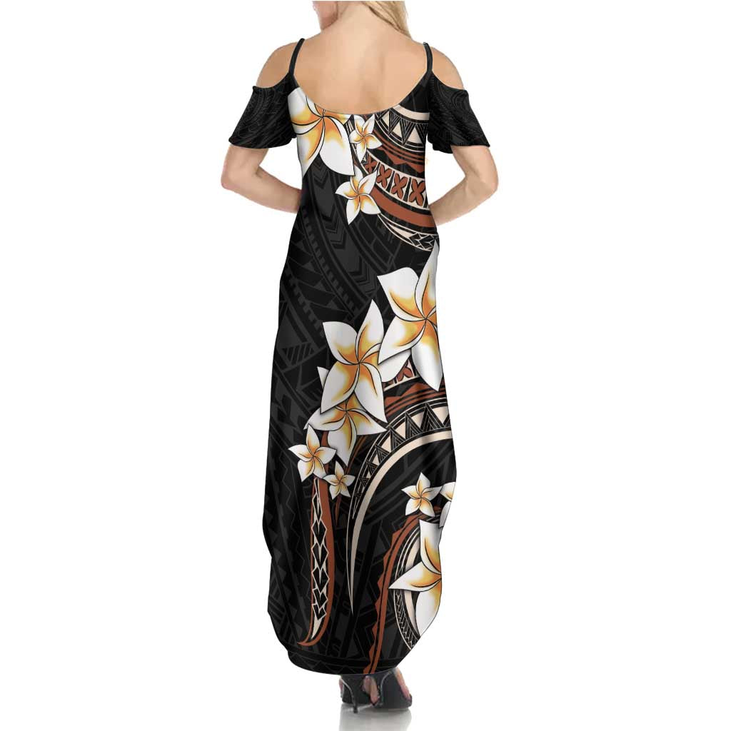 Vintage Plumeria Pacific Floral Family Matching Summer Maxi Dress and Hawaiian Shirt LT9 - Polynesian Pride