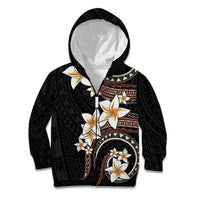 Vintage Plumeria Pacific Floral Kid Hoodie