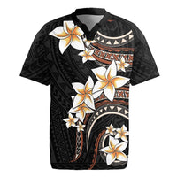 Vintage Plumeria Pacific Floral Rugby Jersey