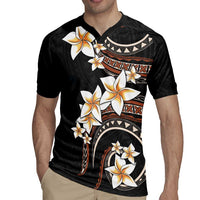 Vintage Plumeria Pacific Floral Rugby Jersey