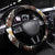 Vintage Plumeria Pacific Floral Steering Wheel Cover