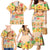 Kawaii Hula Girls Family Matching Mermaid Dress and Hawaiian Shirt Aloha Hibiscus Flowers