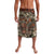 Pacific Hibiscus Tapa Tribal Vintage Lavalava Brown Motif