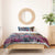 Pacific Hibiscus Tapa Tribal Vintage Bedding Set Pink Motif
