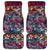 Pacific Hibiscus Tapa Tribal Vintage Car Mats Pink Motif