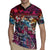 Pacific Hibiscus Tapa Tribal Vintage Rugby Jersey Pink Motif