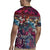 Pacific Hibiscus Tapa Tribal Vintage Rugby Jersey Pink Motif