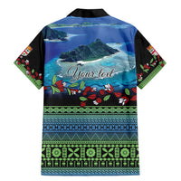 Personalised Fiji Viti Levu Family Matching Mermaid Dress and Hawaiian Shirt Tagimoucia and Tapa Tribal Pattern LT9 - Polynesian Pride