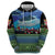 Personalised Fiji Viti Levu Hoodie Tagimoucia and Tapa Tribal Pattern