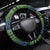 Fiji Viti Levu Steering Wheel Cover Tagimoucia and Tapa Tribal Pattern