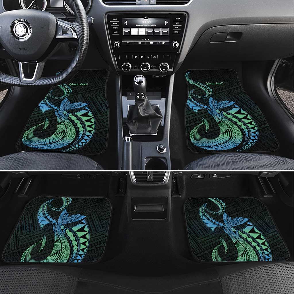 Personalised Hawaii Kure Atoll Car Mats Holaniku Coral Reef with Polynesian Tribal