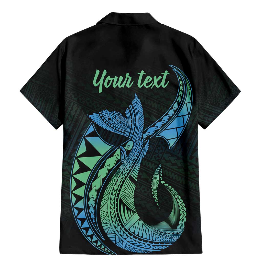 Personalised Hawaii Kure Atoll Family Matching Mermaid Dress and Hawaiian Shirt Holaniku Coral Reef with Polynesian Tribal LT9 - Polynesian Pride