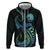 Personalised Hawaii Kure Atoll Hoodie Holaniku Coral Reef with Polynesian Tribal