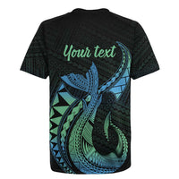 Personalised Hawaii Kure Atoll Rugby Jersey Holaniku Coral Reef with Polynesian Tribal