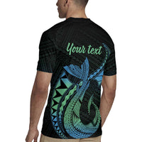 Personalised Hawaii Kure Atoll Rugby Jersey Holaniku Coral Reef with Polynesian Tribal
