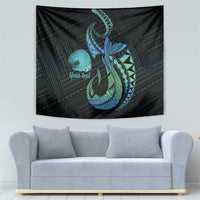 Personalised Hawaii Kure Atoll Tapestry Holaniku Coral Reef with Polynesian Tribal