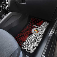 Personalised Tonga Constitution Day 1875 Car Mats Polynesian Tribal Tattoo