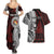 Personalised Tonga Constitution Day 1875 Couples Matching Summer Maxi Dress and Hawaiian Shirt Polynesian Tribal Tattoo