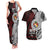 Personalised Tonga Constitution Day 1875 Couples Matching Tank Maxi Dress and Hawaiian Shirt Polynesian Tribal Tattoo