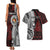 Personalised Tonga Constitution Day 1875 Couples Matching Tank Maxi Dress and Hawaiian Shirt Polynesian Tribal Tattoo