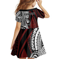 Personalised Tonga Constitution Day 1875 Family Matching Long Sleeve Bodycon Dress and Hawaiian Shirt Polynesian Tribal Tattoo LT9 - Polynesian Pride