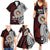 Personalised Tonga Constitution Day 1875 Family Matching Summer Maxi Dress and Hawaiian Shirt Polynesian Tribal Tattoo