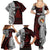 Personalised Tonga Constitution Day 1875 Family Matching Summer Maxi Dress and Hawaiian Shirt Polynesian Tribal Tattoo