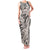 Polynesia Family Matching Tank Maxi Dress and Hawaiian Shirt Tribal Polynesian Spirit With Beige Pacific Flowers LT9 - Polynesian Pride
